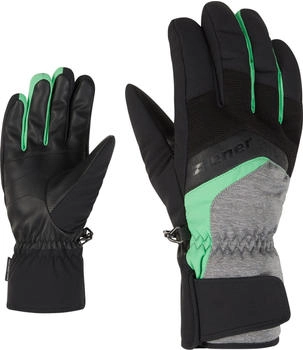 Ziener Gabino Glove Ski Alpine (801035) dark melange/pale green