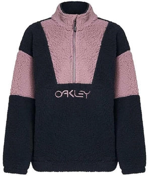 Oakley TNP Half Zip RC Fleecepullover tiefschwarz rosa