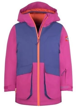 Trollkids Kongsberg Jacke lila rosa rot