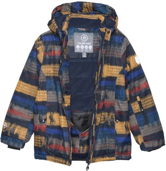 Color Kids Skijacke 'Coski Aop' dunkelblau