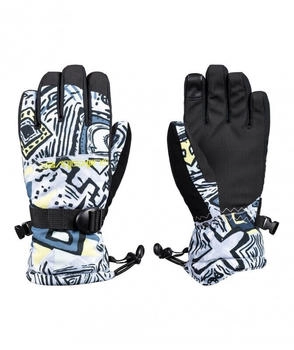 Quiksilver Mission Youth Handschuhe Heritage Scribble schwarz