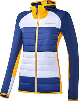 Black Crevice Damen Hybrid Jacke blau gold