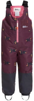Jack Wolfskin Gleely 2L Ins Print BIB Kinder Winterlatzhose miscellaneous boysenberry