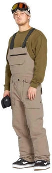 Volcom Roan Bib Overall Snowboardhose kastanienbraun