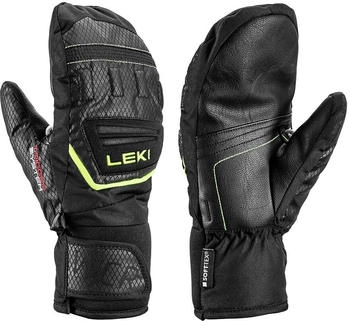 Leki WCR Team 3D Handschuhe Junior schwarz eiszitronen