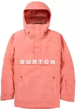 Burton Frostner 2L Anorak Kapuzenjacke orange rosa