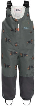 Jack Wolfskin Gleely 2-Layer Insulated Print Bib slate green allover