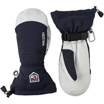 Hestra Army Leather Heli Ski Mitt Handschuhe navy