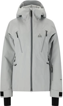 SOS Damen Skijacke 'La Thule' hellgrau schwarz