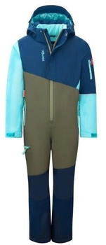 Trollkids Hallingdal Schneeanzug blau grün blau
