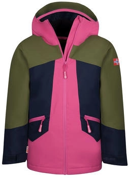 Trollkids Rauland Jr Skijacke mädchen pink grün