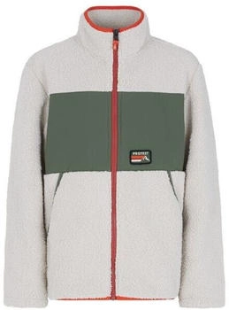 Protest Prtbartis Fleecejacke grau kitoffwhite