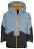Trollkids Kinder Skijacke Kongsberg stahlblau schwarz mango