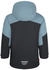 Trollkids Kinder Skijacke Kongsberg stahlblau schwarz mango