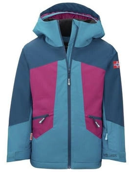 Trollkids Sneeuwbroek Holmenkollen Slim Fit, marineblauw/oranje., 128 cm