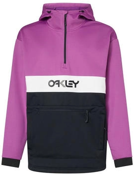 Oakley Tnp Nose Grab Softshell Hoodie schwarz lila
