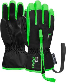 Reusch Ben angenehm warme und winddichte Skihandschuhe schwarz gr&uuml;n