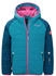 Trollkids Hafjell PRO Skijacke dunkeltürkis madeirablau helle beere