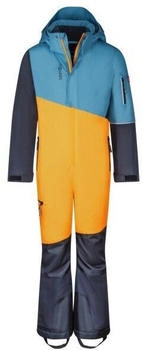 Trollkids Hallingdal Schneeanzug blau mango schwarz