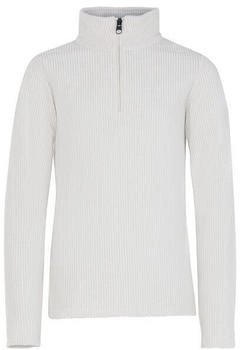 Protest Prtzora Zip Active Top Fleecepullover weiß grau