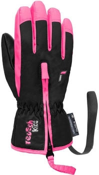 Reusch Angenehm Warme und Winddichte Skihandschuhe 7769 schwarz knockout pink
