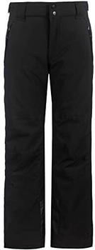 Killtec Funktionshose Skihose abzippbarem Latz Schneefang und Kantenschutz schwarz