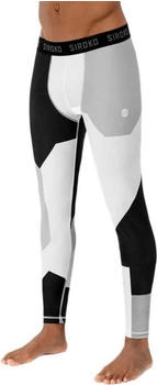 Siroko Wintersport Thermounterhose Bansko grau schwarz