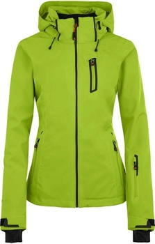 Bergson Regenjacke Nice light gef&uuml;ttert 20000 mm lime gr&uuml;n lang