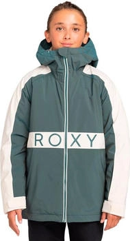 Roxy snowmist girl jacket sea pine grün