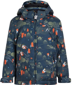 McKinley Theo T Kinder Jacke AOP navy orange