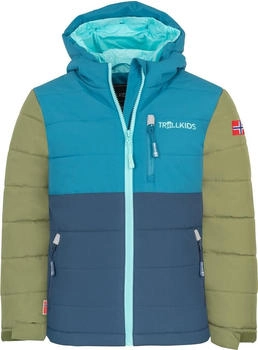 Trollkids Hemsedal Snow Jacket XT Skijacke blau dunkelgrün