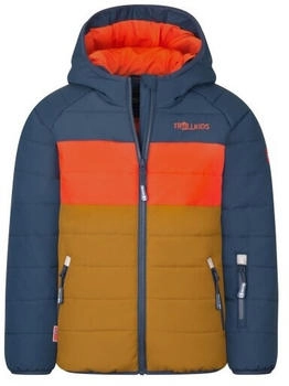 Trollkids Hafjell Snow Jacket Pro Kinder-Skijacke bronze mysticblue orange