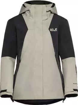 Jack Wolfskin Flowline 2L Ins Jacket Women Wasserdichte Skijacke Damen beige pale sand (A64890)