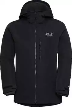 Jack Wolfskin Flowline 3in1 Jacket Men mit RECCO Ortungssystem black (A65410)