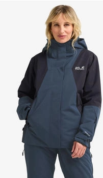Jack Wolfskin Flowline 2L Ins Jacket Women Wasserdichte Skijacke Damen blue midnight sky (A64890)