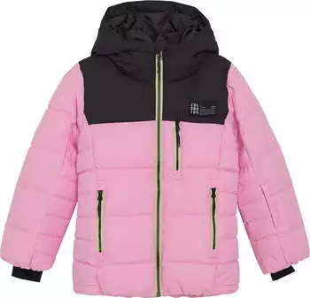 Color Kids Ski Puffer Jacket Quilt 742344 bonbon schwarz
