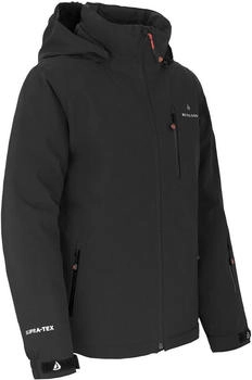 Bergson Regenjacke LUPO Kinder Skijacke schwarz
