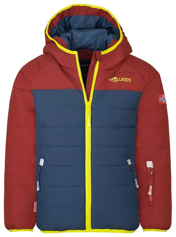 Trollkids Kids Hafjell Snow Jacket PRO 152, Carmin red