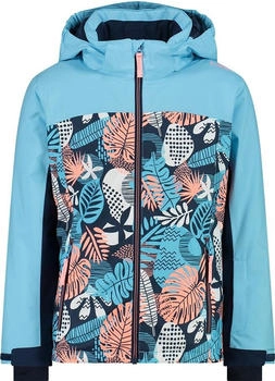 CMP Girl's Jacket Snaps Hood Twill (43628211) Topazio/BlueInk