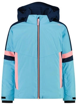 CMP Girl's Jacket Snaps Hood (43930840) Topazio