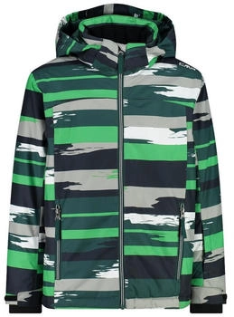 CMP Boy's Jacket Snaps Hood Twill (43639668) DeepMint/Alpine/Grey