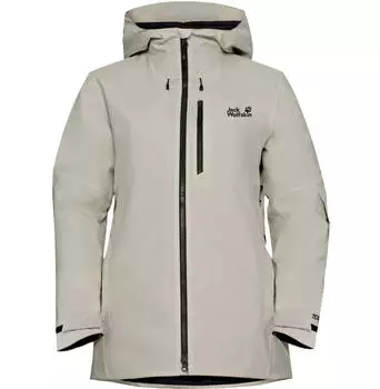 Jack Wolfskin Flowline 3in1 Jacket Women 3-in-1 Jacke Skijacke mit RECCO Ortungssystem Damen beige pale sand (A65411)