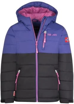 Trollkids Hemsedal Snow Jacket XT dunkelviolett schwarz
