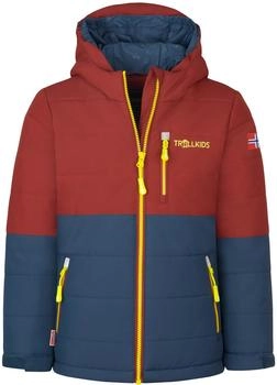 Trollkids Hemsedal Snow Jacket XT blau rot grün