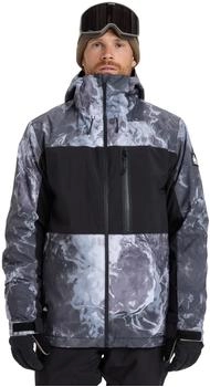 Quiksilver Snowboardjacke Sycamore Printed Thermostamp Grayscale