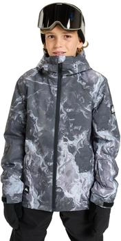 Quiksilver Snow Mission bedruckte Jacke schwarz