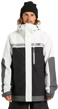DC Shoes Defiant 10K Snowboardjacke weiß schwarz