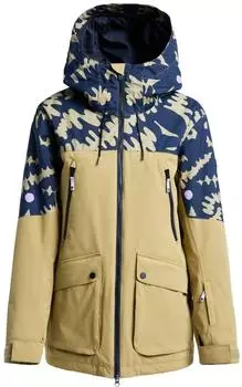 Roxy Stated 20K Snowboardjacke fennel seed big flower