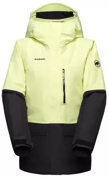 Mammut Fall Line Hardshell Thermo Hooded Jacket Damen lavandin schwarz 6441