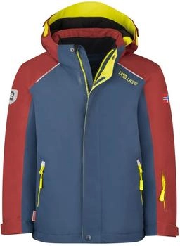 Trollkids Holmenkollen Snow Jacket Pro Kinder Skijacke blau rot blau gr&uuml;n